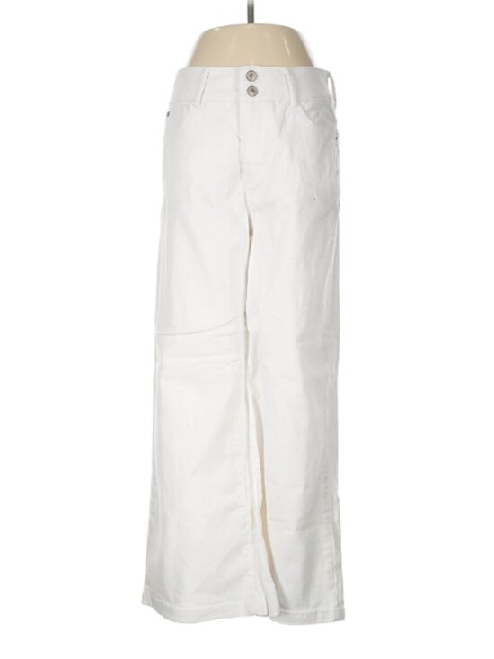 Curve Appeal Denim - CURVE APPEAL High-Rise Straight-Leg WHITE JEANS NWT 14/32